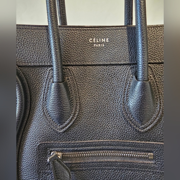 CELINE Micro luggage bag drummed calfskin - Picture 11 of 11